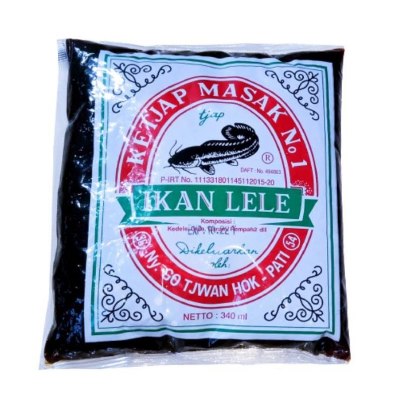 

KECAP MANIS CAP IKAN LELE KHAS PATI - Nj Go Tjwan Hok ( 340ml =1/2kg)