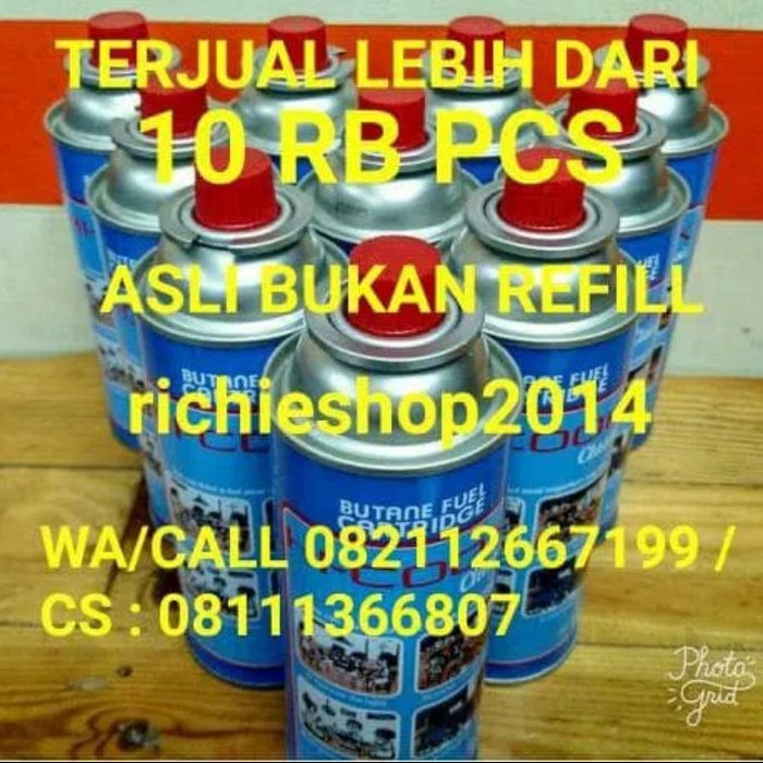 tabung gas mini hi-cook/ hi cook utk kompor portable