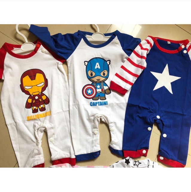 Iron man/captain/star jumpsuit