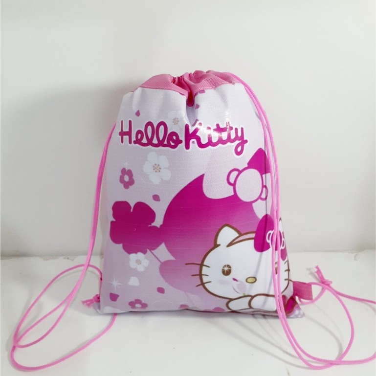 

Tas Souvenir Ultah Serut Backpack Hellokitty Ready Stok