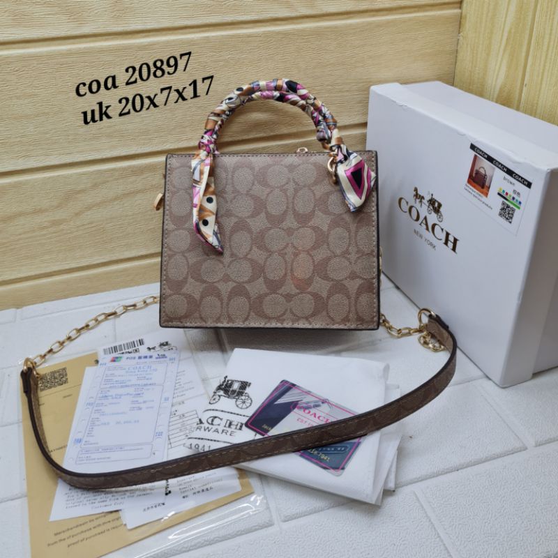 Tas coa import / tas selempang coch import / tas coch wanita uk 20x7x17