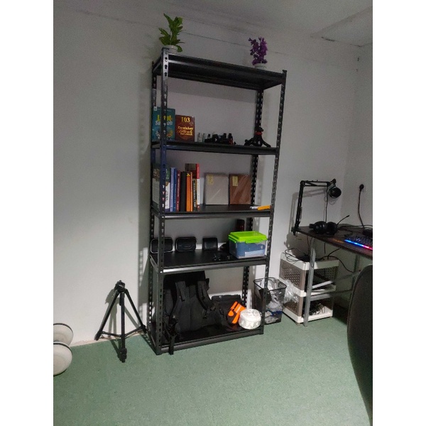 Tactix Rak Besi 5 Tingkat - Hitam