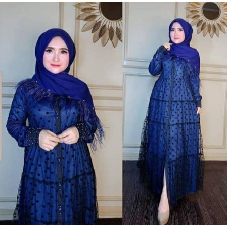 Gamis Lebaran 2021 Remaja Model Gamis Terbaru Ed Syari Mauras Bahan