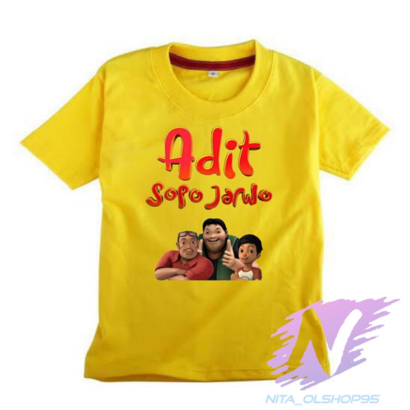 baju Adit sopo Jarwo kaos anak adit solo dan Jarwo cinema series tv