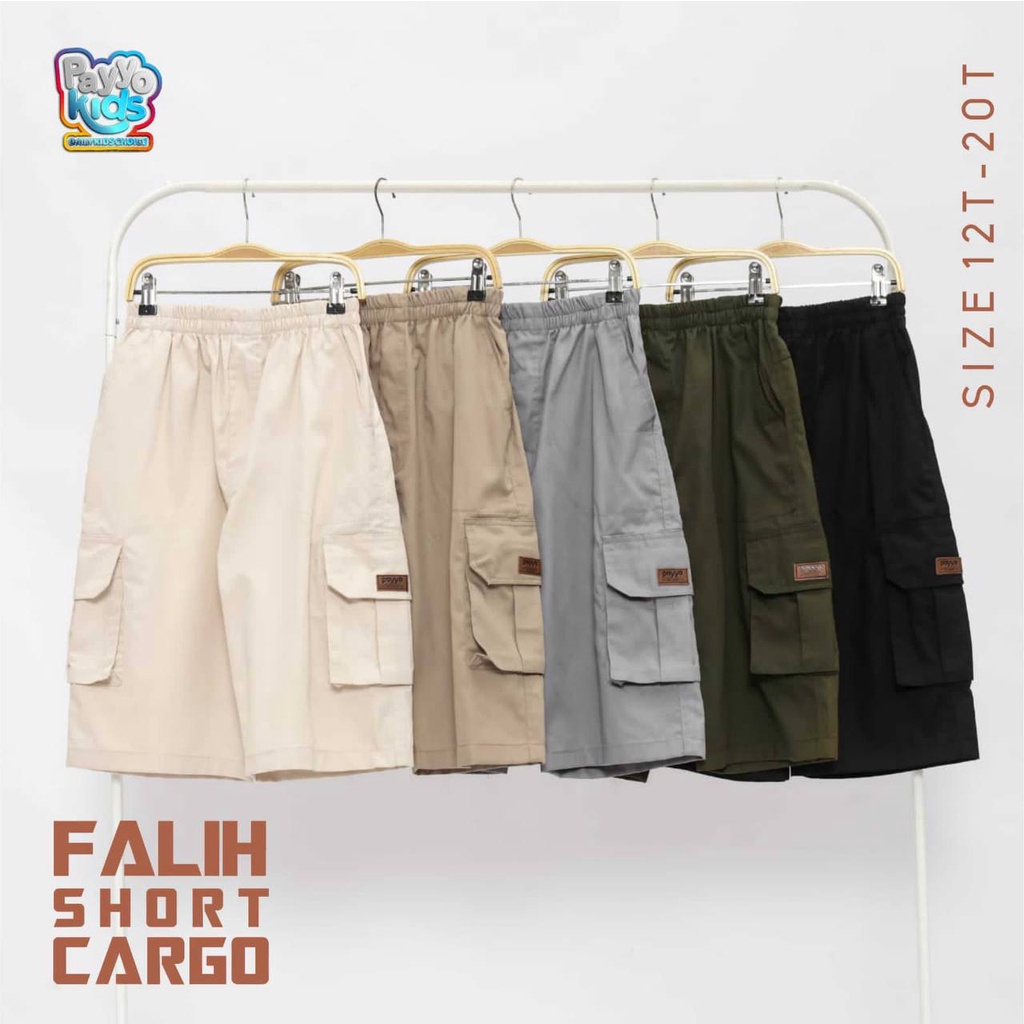 Celana Cowok Falih Cargo Shortpant By Payyo