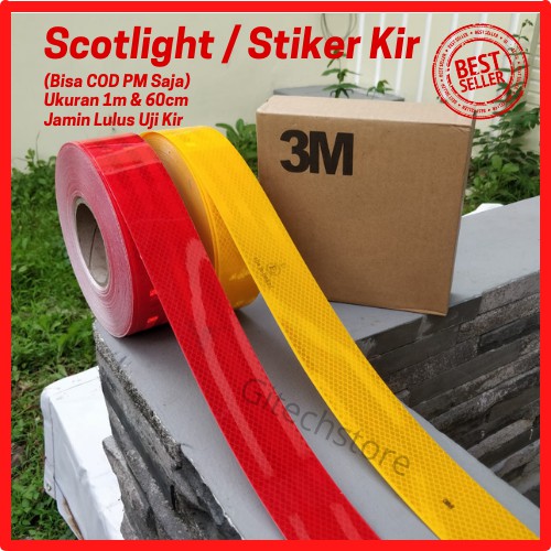 Stiker Reflektor 3M Original Stiker Reflektif Stiker Kir 3M Stiker Dishub Per Meter