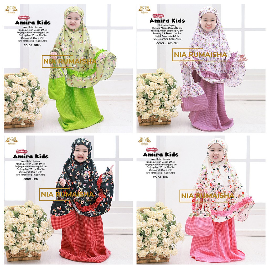 Mukena Anak Nia Rumaisha Amira Kids