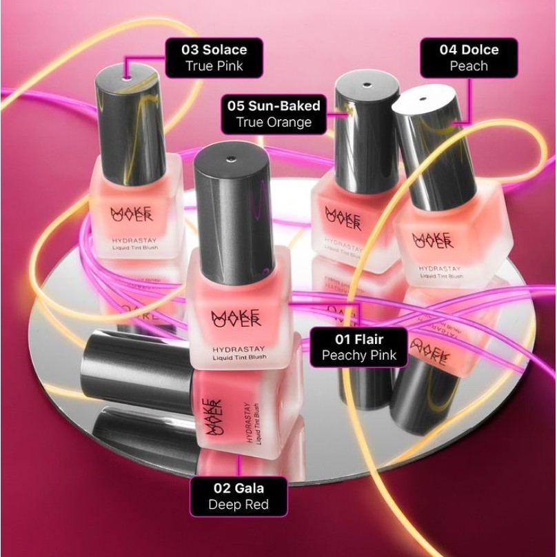 ★ BB ★ MAKE OVER Hydrastay Liquid Tint Blush 15ml - Blush On Liquid