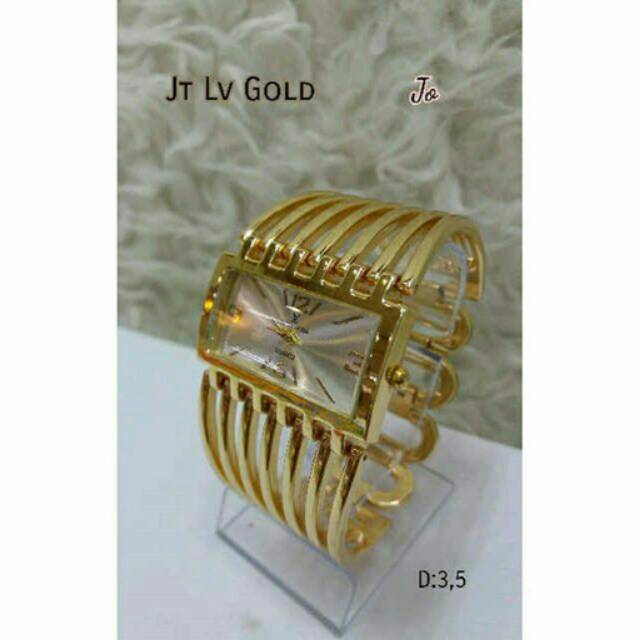 Jam tangan LV gold