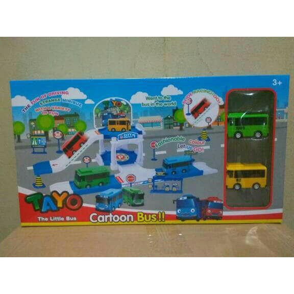 toys / mainan mainan track tayo little bus