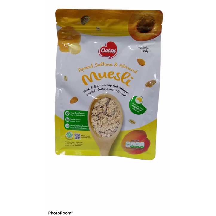 

OATSY Muesli Apricot, Sultana & Almond Sereal 500 gr