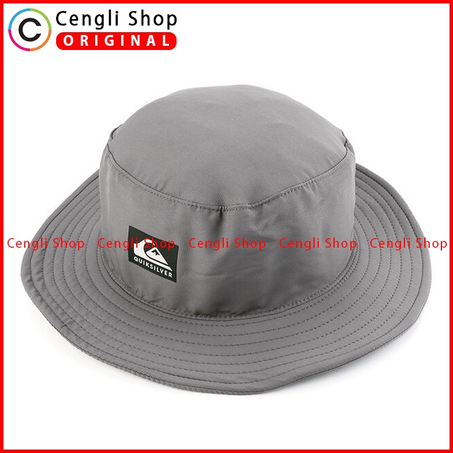 TOPI QUIKSILVER ORIGINAL ASLI ORI TERBARU BUCKET HAT LOGO KEREN Q12