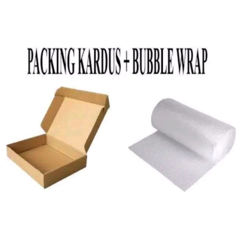 

Packing Kardus dan Bubble Wrap