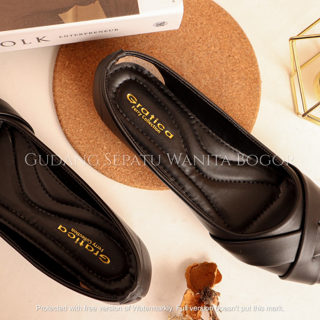 Gratica Sepatu Wanita Flat Shoes Silang Lancip B05 SL