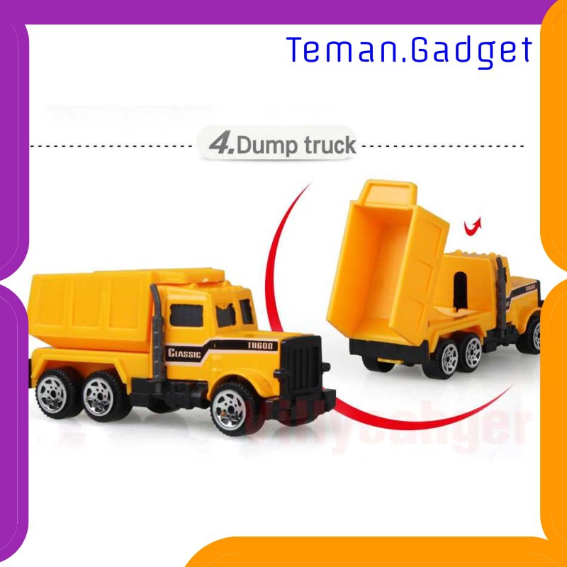 TG-MA185 MAINAN MOBIL-MOBILAN TRUCK KONSTRUKSI DIECAST ANAK 6PCS - CP1073