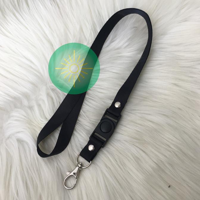 

Big Sale Tali Id Card Nylon 1,5 Cm Komplit HITAM / Gantungan Id / Lanyard Big Sale