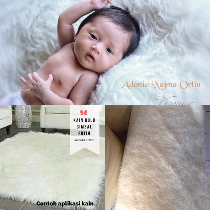 Kain Karpet Bulu Gimbal Korea 200X130 Cm