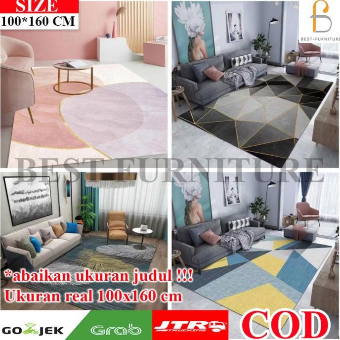 Best Karpet Bulu Polos Jumbo Karpet Japan Lantai uk 185x185