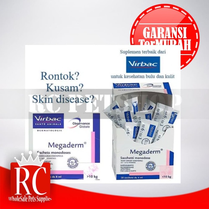ds014f Deskripsi Suplemen | Vitamin Bulu Dan Kulit Anjing Kucing, Virbac Mega - 8 Ml Xsd20C1