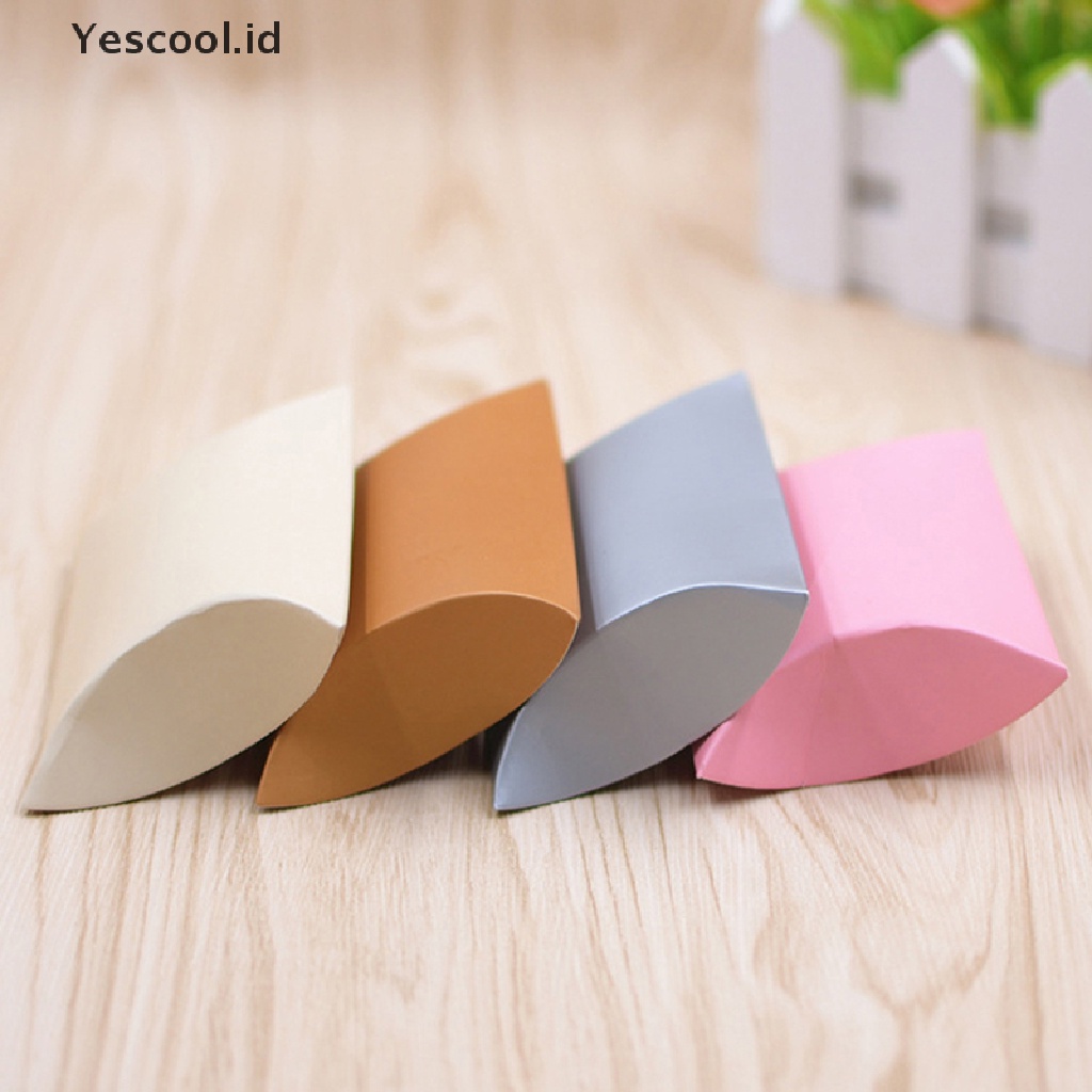 【Yescool】 50pcs craft paper bags pillow box gift cake bread candy wedding party favor bag .