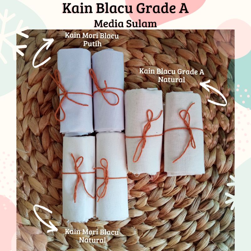 Kain Blacu Natural Grade A