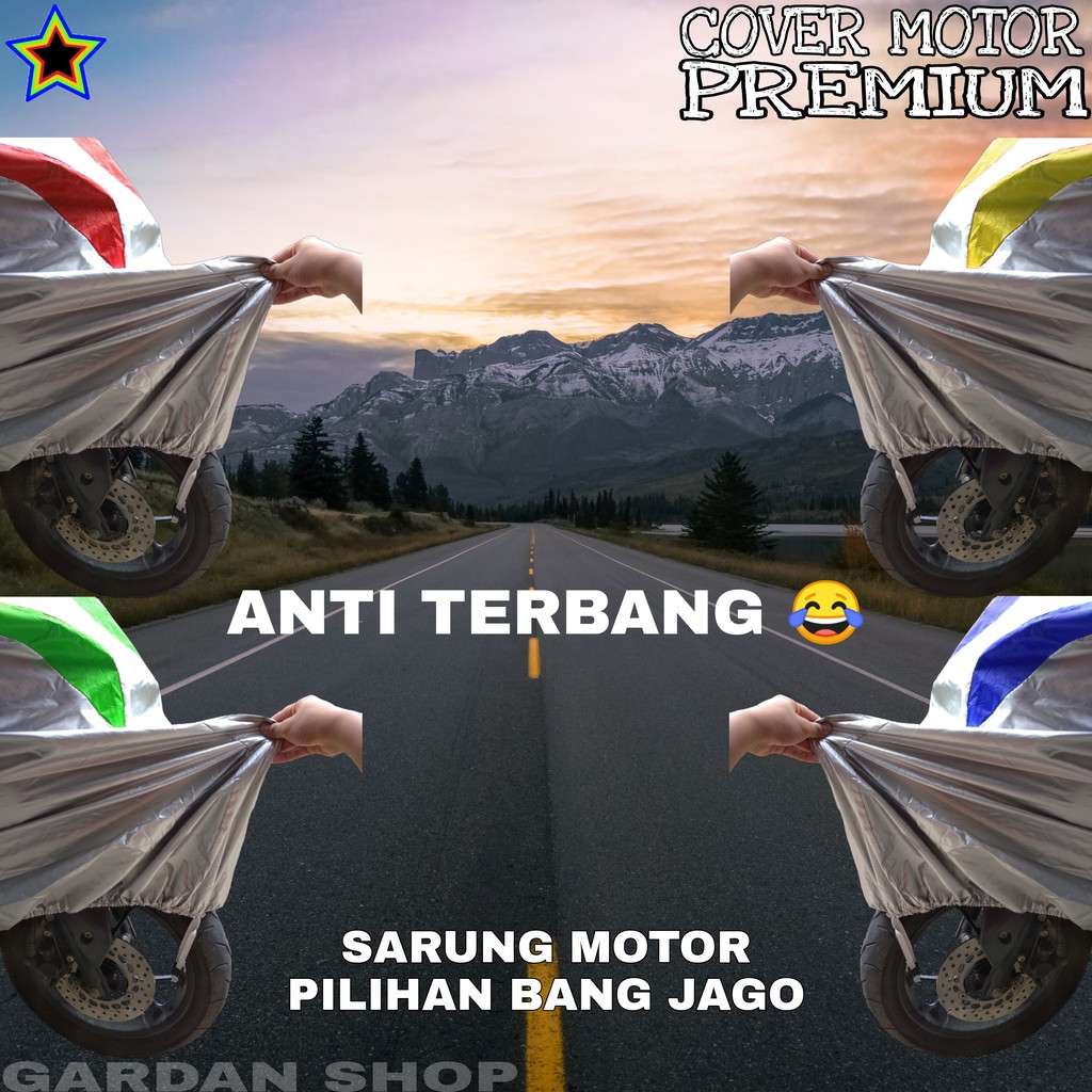 Sarung Motor SPIN 125  Silver KOMBINASI Body Cover Spin 125 PREMIUM