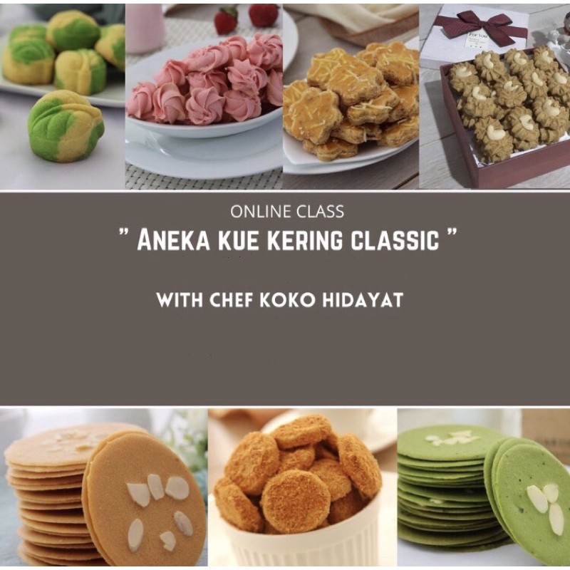 

Online class aneka kue kering classic