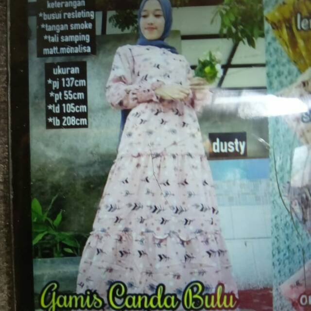 Gamis monalisa canda busui/gamis canda busui