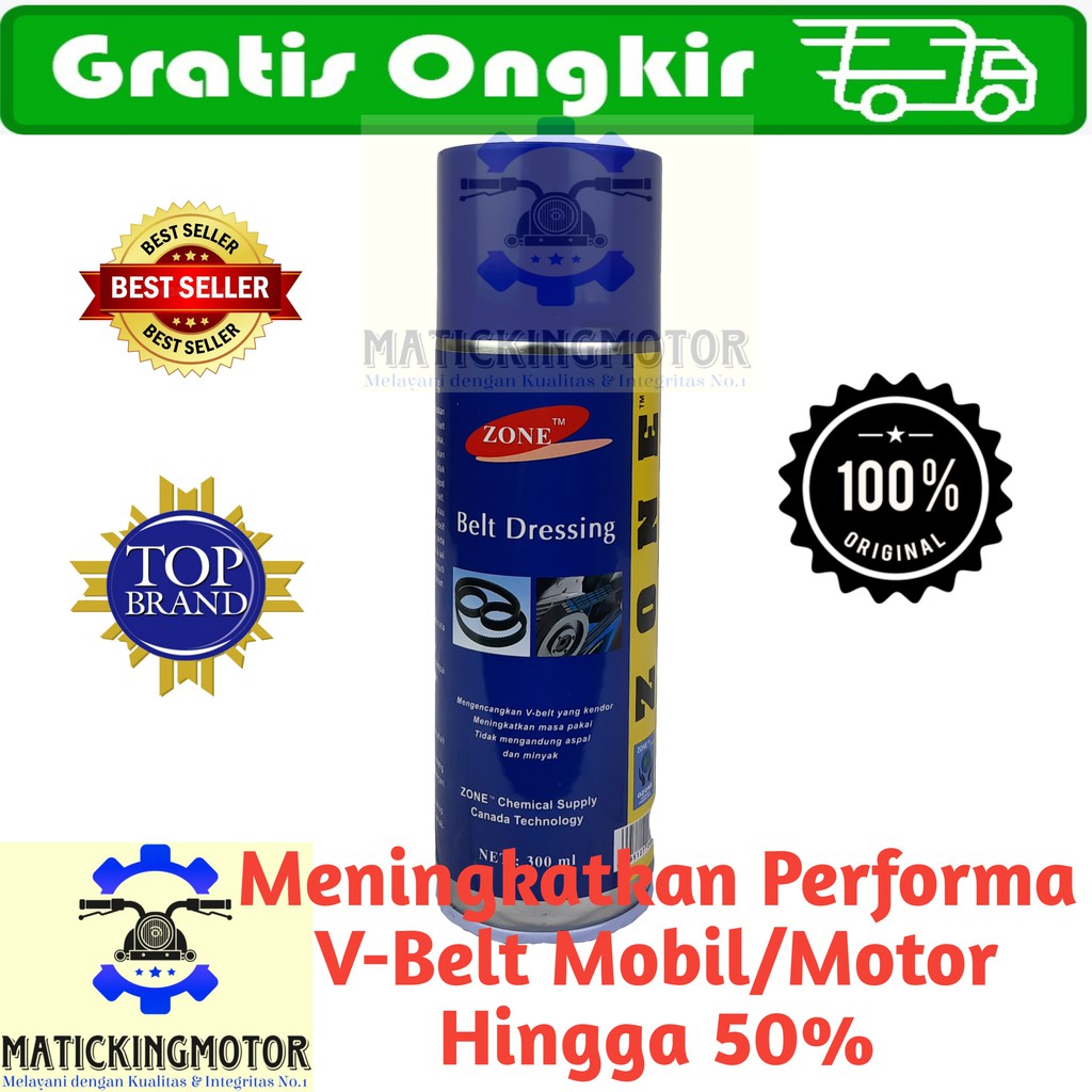 Belt dressing V-belt Dressing Mobil Motor Zone 300 ml