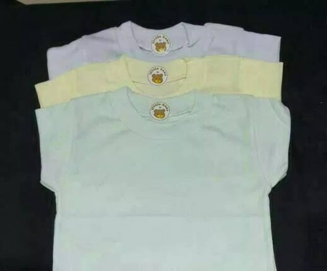 Kaos oblong anak bayi tipis pendek polos warna little bear bentata halus adem BACA DESKRIPSI LENGKAP-4