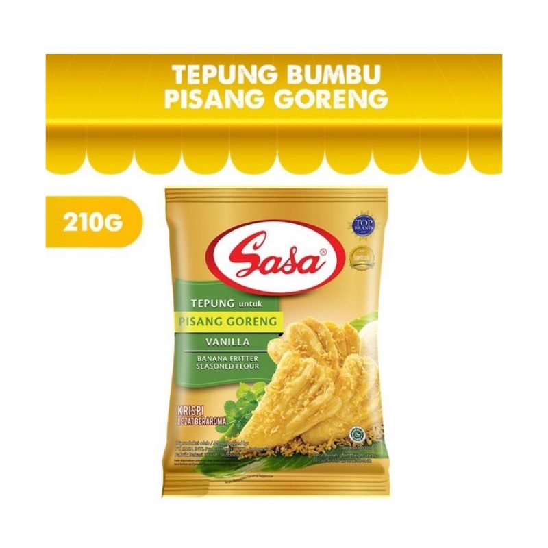 

Sasa Tepung Bumbu Pisang Goreng Vanilla 210 gr