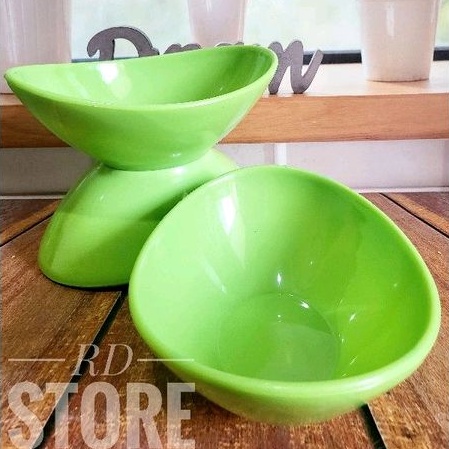 3.PCS MANGKOK LONJONG SAJI MELAMINE POLOS