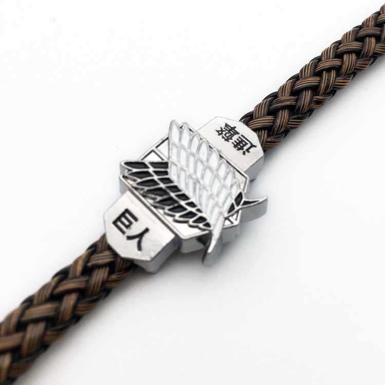 Gelang Kulit Cosplay Anime Attack On Titan Shingeki No Kyojin Untuk Unisex