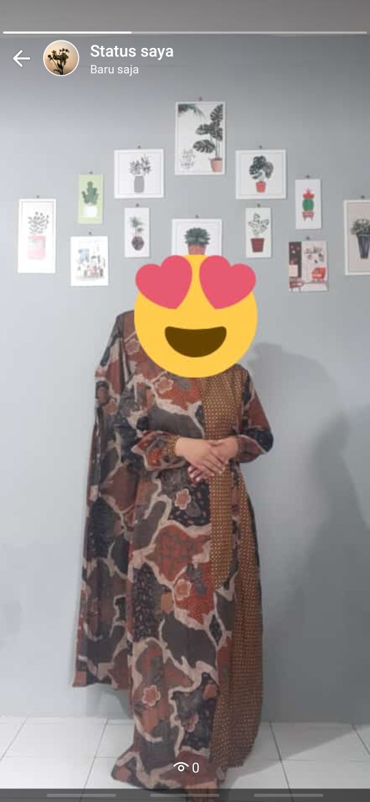 Bisa Pisah Batik Couple Keluarga Sania Ruffle Ori Ndoro Jowi Termurah