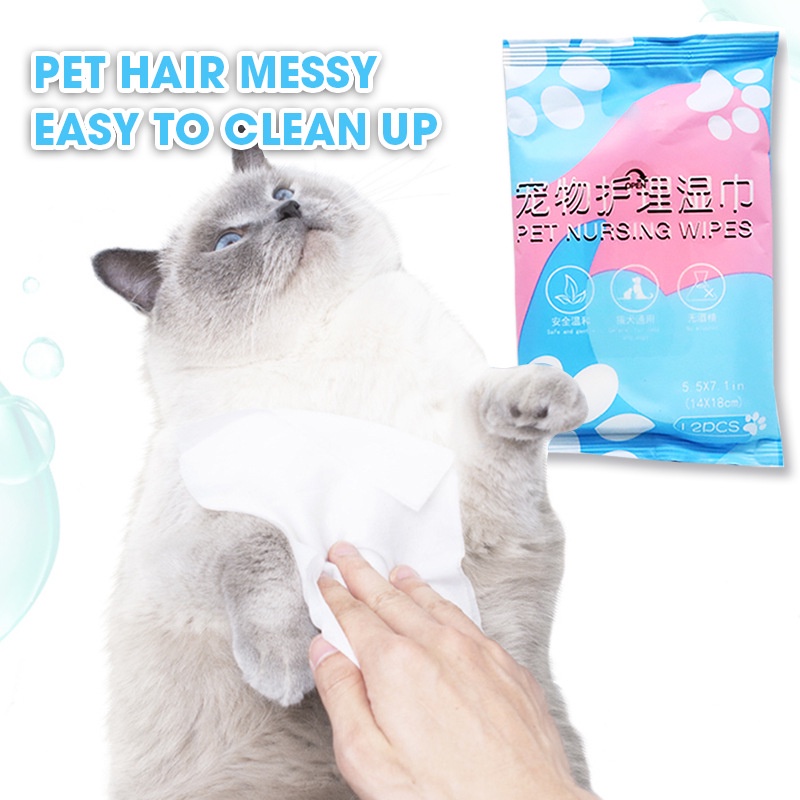 PET NURSING WIPES - Tissue Tisu Pembersih Kotoran Bulu Kulit Hewan Kucing Anjing Kelinci