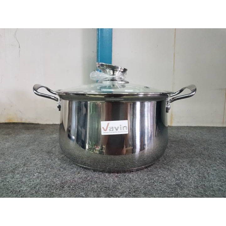 Panci Stainless Holland Cooking Stock Pot Vavin 22 cm