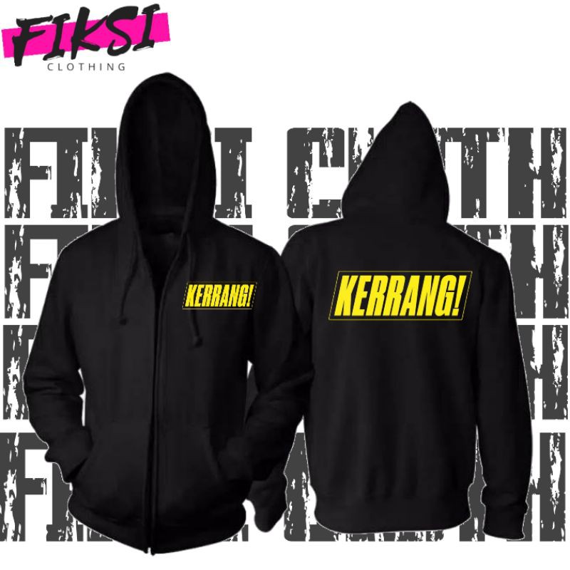 Jaket Sweater Hoodie Zipper Kerrang Magazine I - Fiksi Clothing