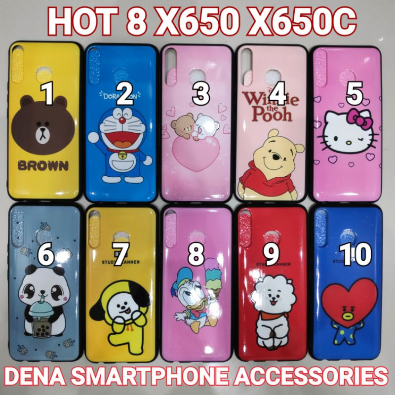 Soft Case Infinix Hot 8 X650 X650C Gambar Case Motif Gambar Karakter Kartun Animasi Lucu