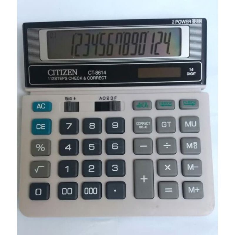

Kalkulator Original CT-8614 / CT8614 14 digit check & correct 115 step replay