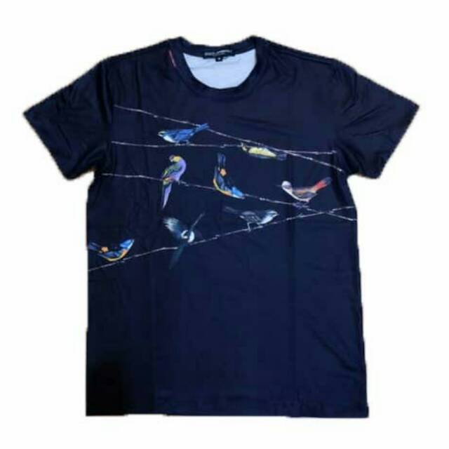 Kaos Oblong Dolce & Gabbana Bird Print