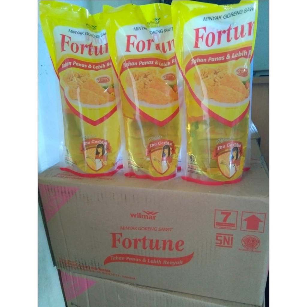 

1 Dus Minyak Goreng Fortune - Varian 1 LITER DAN 2 LITER