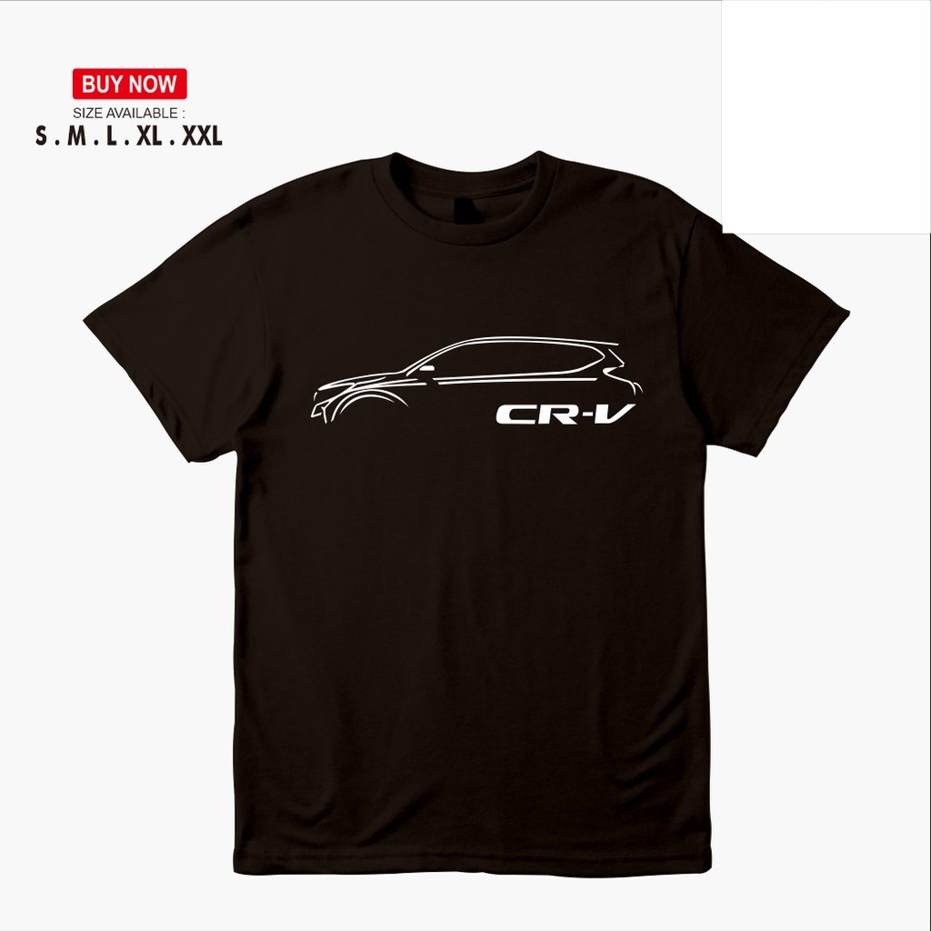 Kaos Baju Mobil Honda CRV Turbo Side Kaos Otomotif