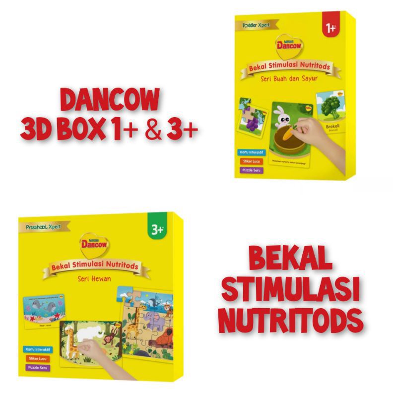 Special gift DANCOW 3D Box stimulasi Nutritods