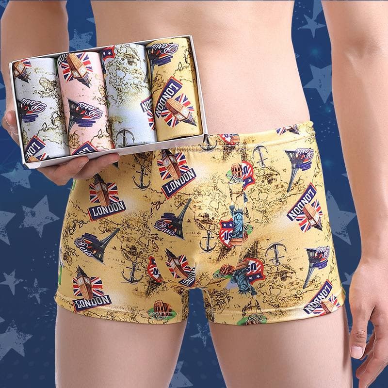 HD- Harga 1 Pcs  [ |Boxer Cowo| Celana Dalam Pria Dewasa Boxer Sport  High Quality Premium Satuan ] cd30-motif 7