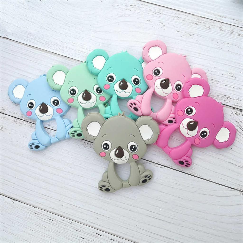 MD - Teether Cute Baby Koala / Baby Elephant , Gigitan Bayi Karakter Lucu