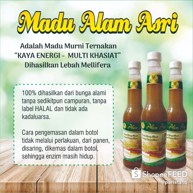 

Madu hutan asli dari peternakan