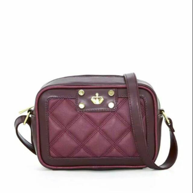 Sophie Paris Rosalee Tas Selempang Wanita Maroon T6319M2