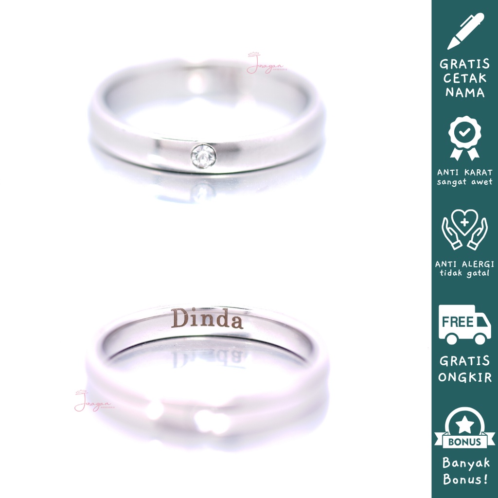 GRATIS CETAK NAMA Cincin Yuta Okkotsu Jujutsu Kaisen Titanium M36