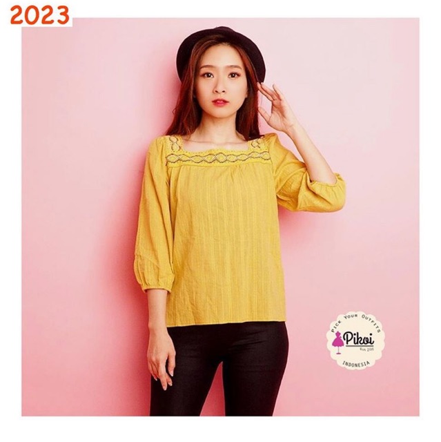 Blouse bangkok cantik / blouse katun putih bordir / blouse putih bordir / blouse katun import / 2023