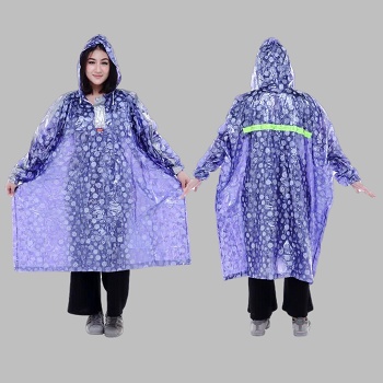 Mantel Jas Hujan Ponco Lengan Galaxy Wanita Dewasa Polkadot Elmondo Original Mantel Ujan Wanita Ke147